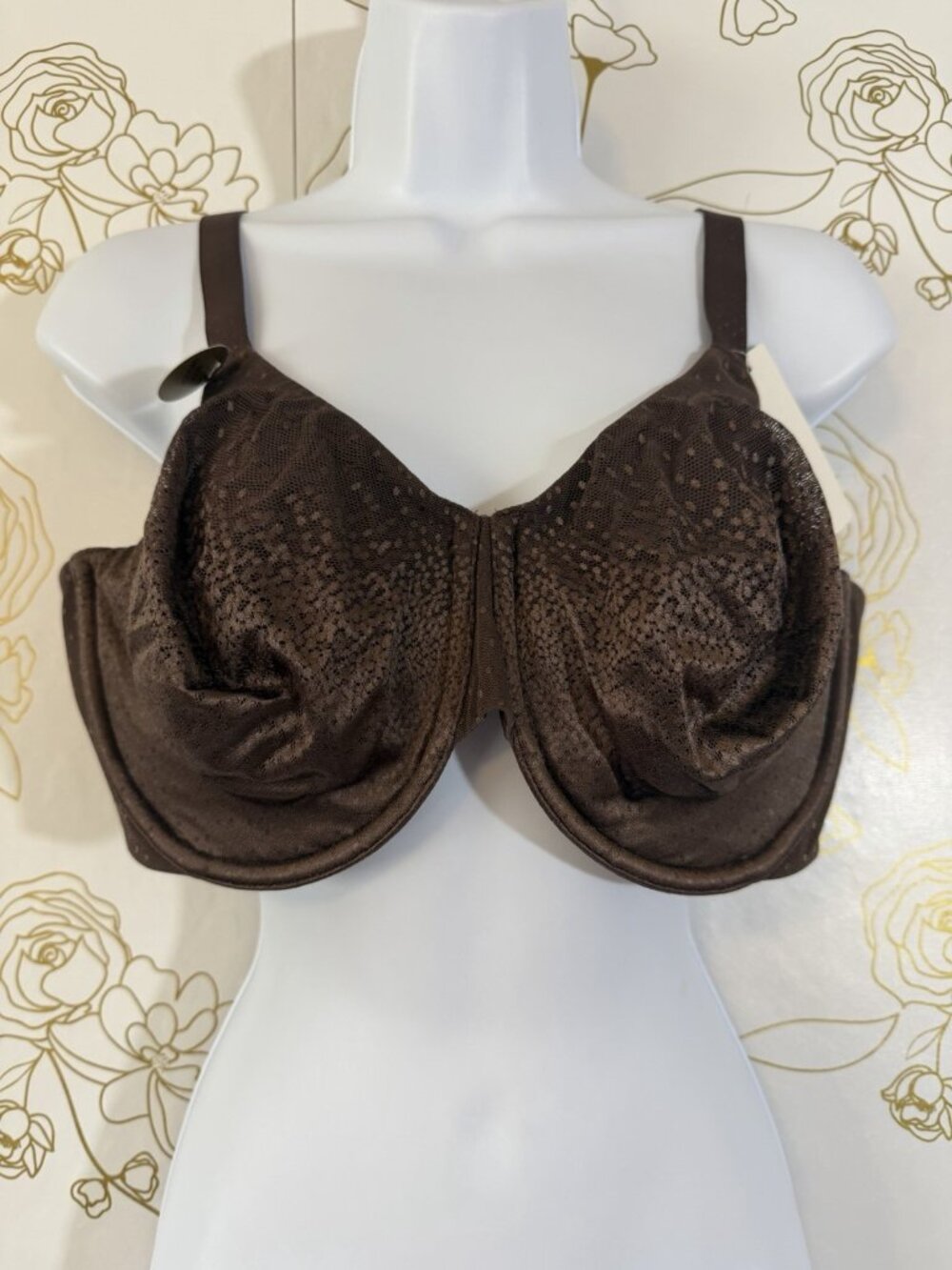 Wacoal 855303 Back Appeal Unlined Underwire Full Coverage Bra US Size 38ddd NWT